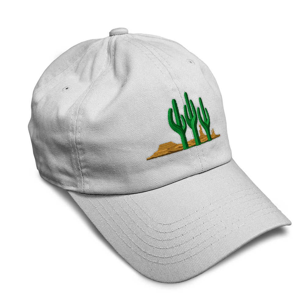 Soft Women Baseball Cap West Cactus Embroidery Dad Hats for Men Buckle Closure - Picture 8 of 55