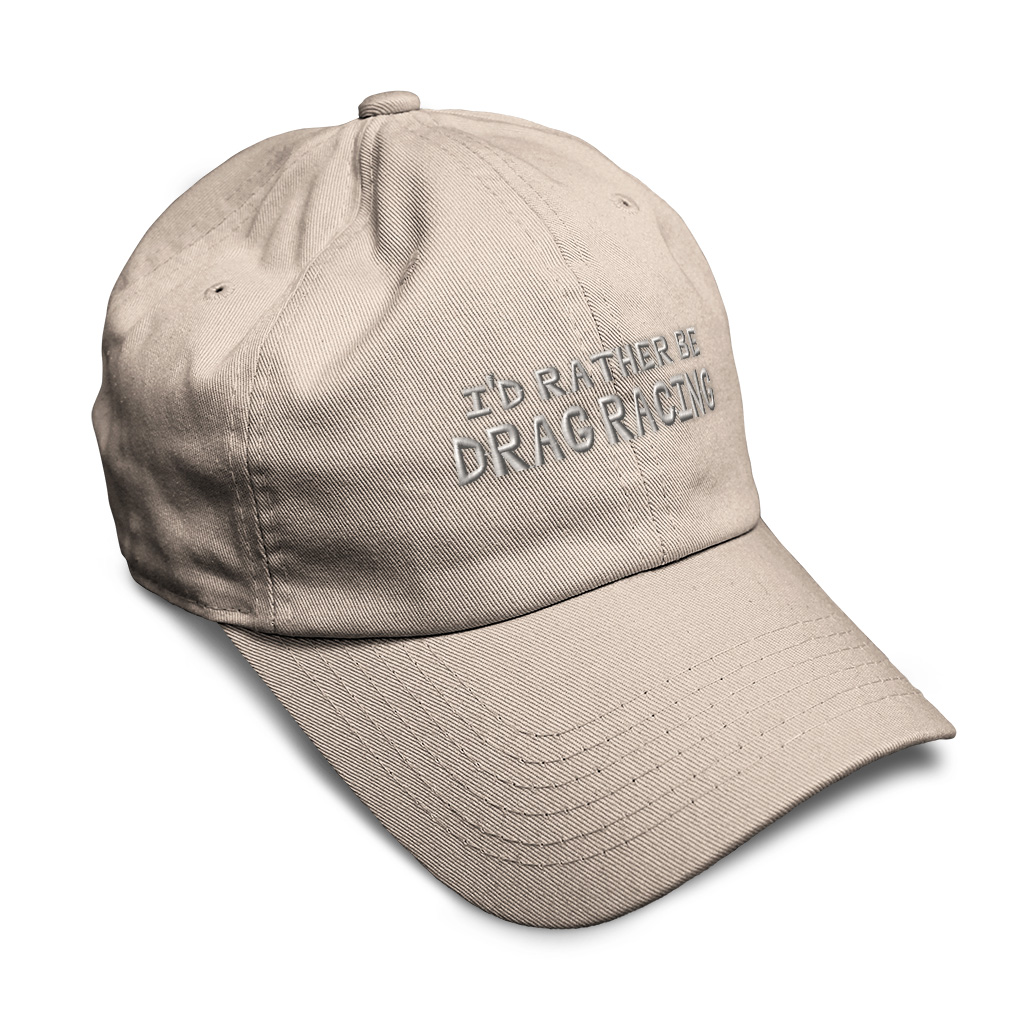 Drag Racing Embroidery Dad Hats for Men 