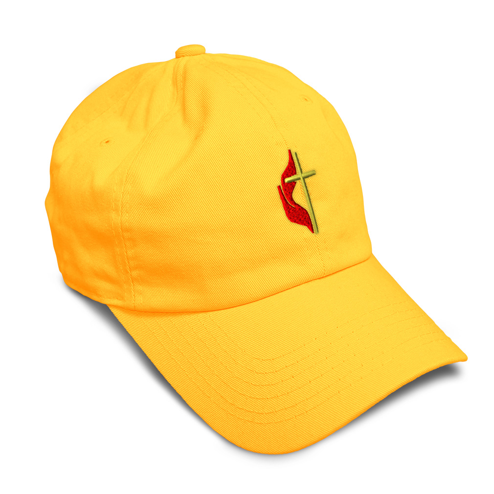 Soft Women Baseball Cap Methodist Embroidery Dad Hats for Men Buckle Closure - Picture 50 of 55
