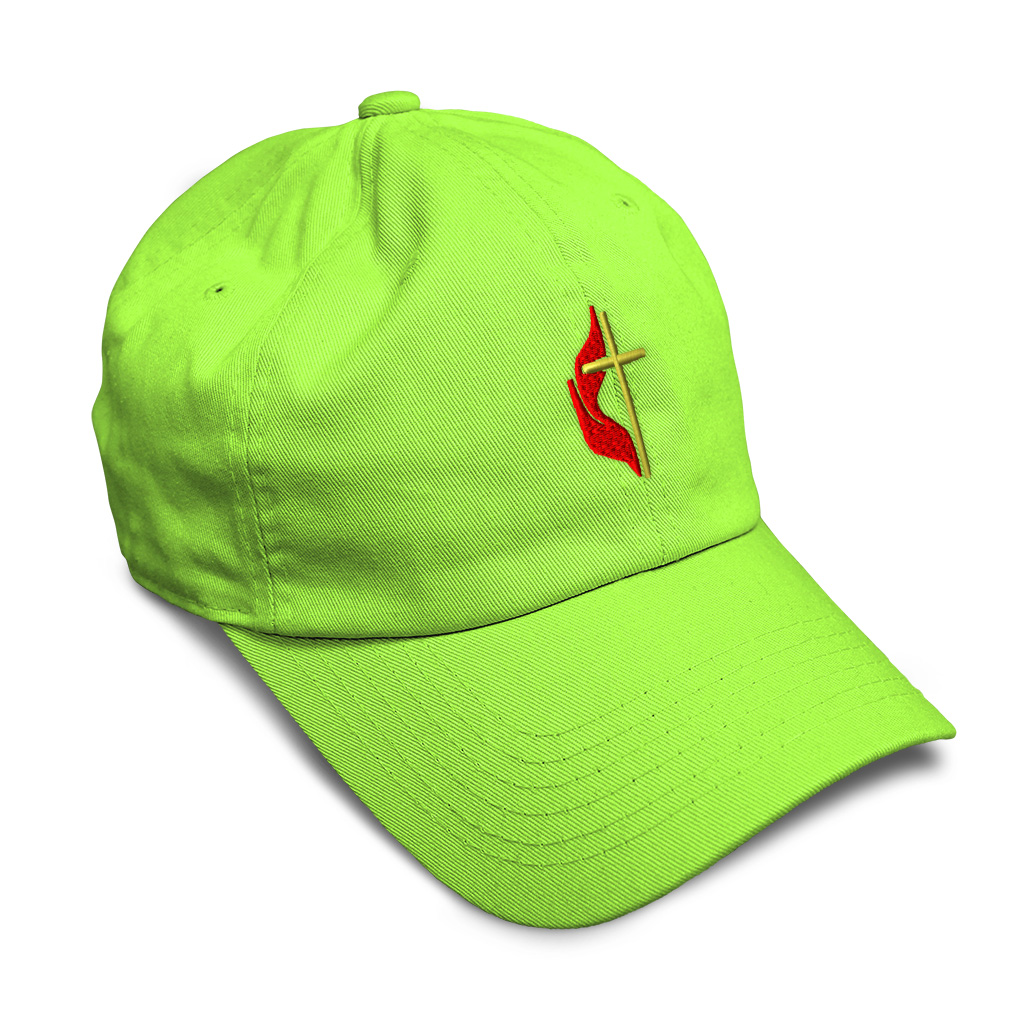 Soft Women Baseball Cap Methodist Embroidery Dad Hats for Men Buckle Closure - Picture 52 of 55