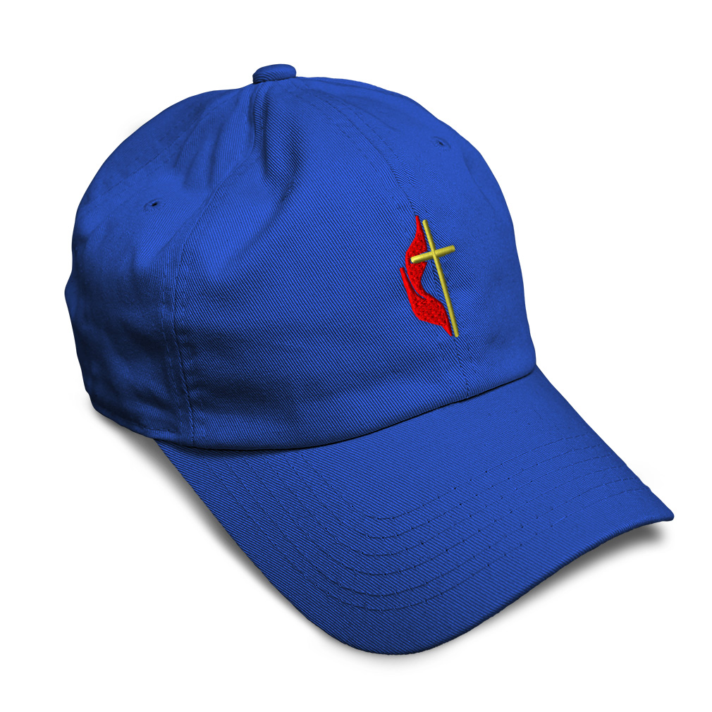 Soft Women Baseball Cap Methodist Embroidery Dad Hats for Men Buckle Closure - Picture 32 of 55