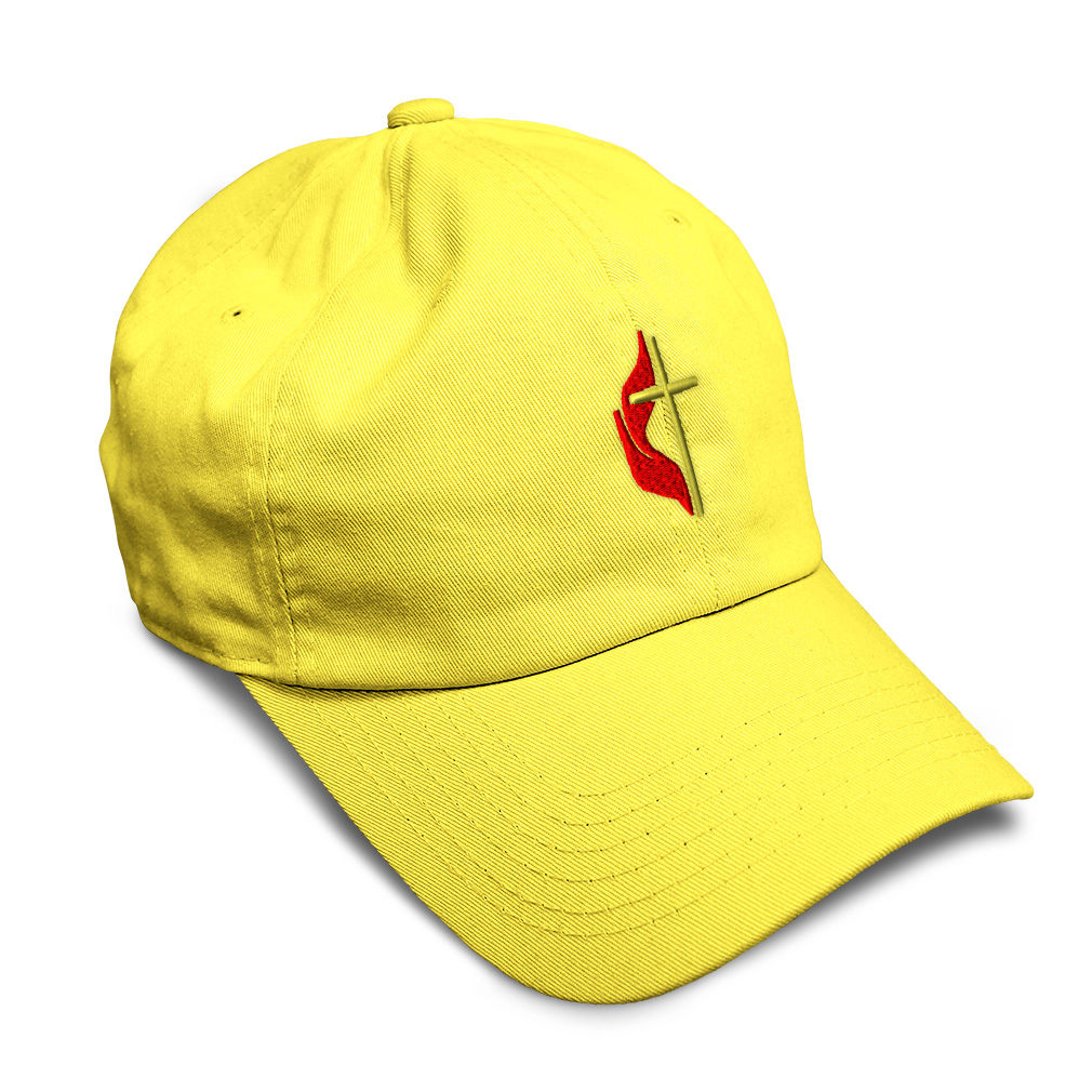 Soft Women Baseball Cap Methodist Embroidery Dad Hats for Men Buckle Closure - Picture 36 of 55