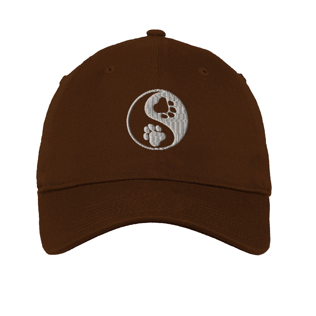 Soft Women Baseball Cap Yin Yang Dog Paw Silver Embroidery Dad Hats for Men - Picture 10 of 55