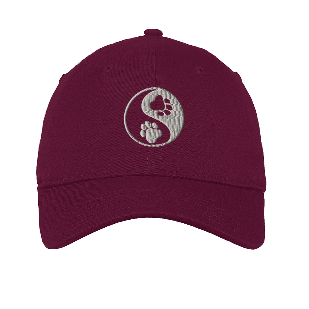 Soft Women Baseball Cap Yin Yang Dog Paw Silver Embroidery Dad Hats for Men - Picture 38 of 55