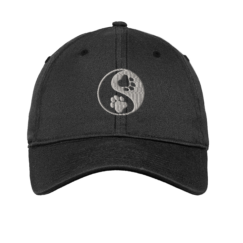 Soft Women Baseball Cap Yin Yang Dog Paw Silver Embroidery Dad Hats for Men - Picture 44 of 55