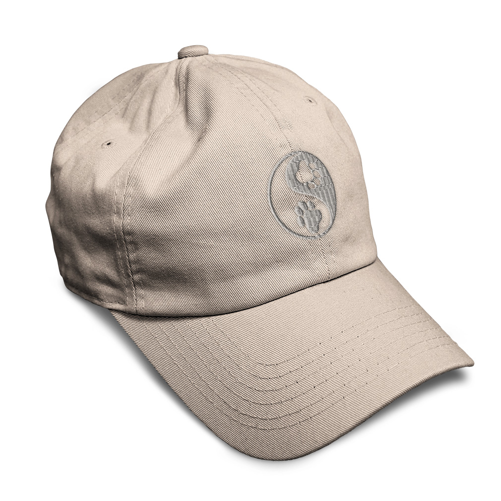 Soft Women Baseball Cap Yin Yang Dog Paw Silver Embroidery Dad Hats for Men - Picture 46 of 55
