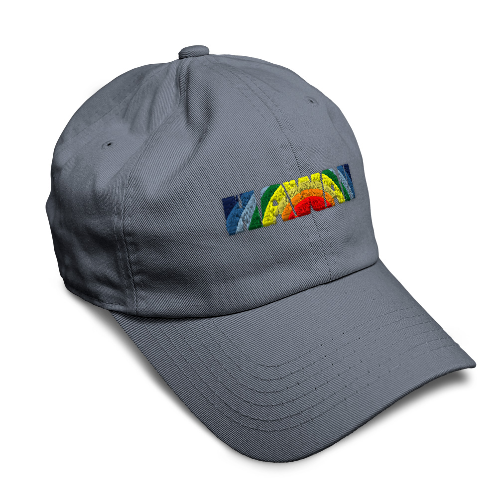 Soft Women Baseball Cap Hawaii Beach Rainbow Embroidery Dad Hats for Men - Picture 40 of 55