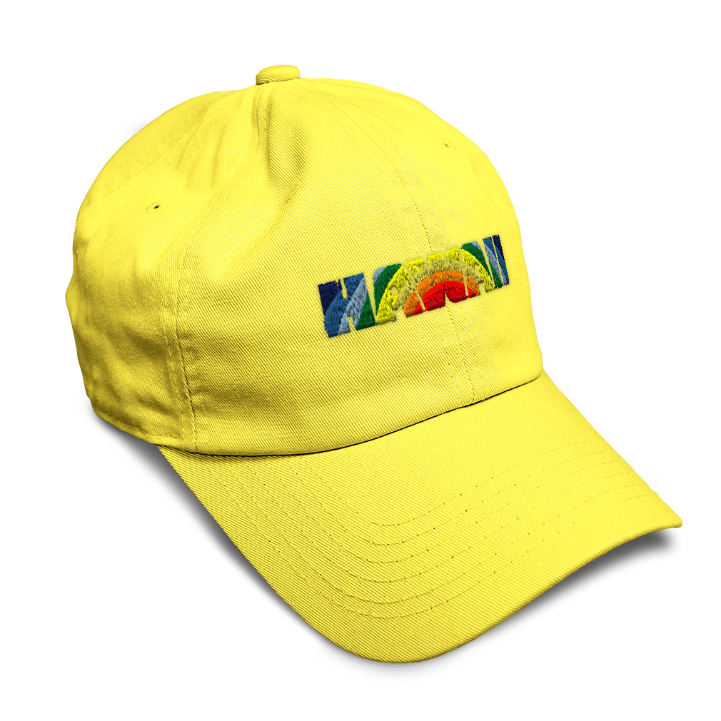 Soft Women Baseball Cap Hawaii Beach Rainbow Embroidery Dad Hats for Men - Picture 36 of 55
