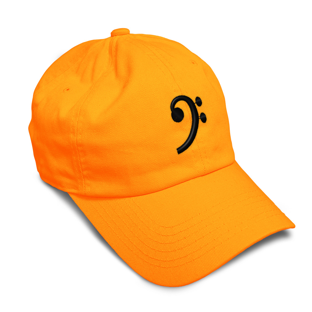 Soft Women Baseball Cap Black Bass Clef Black Embroidery Dad Hats for Men - Picture 40 of 55
