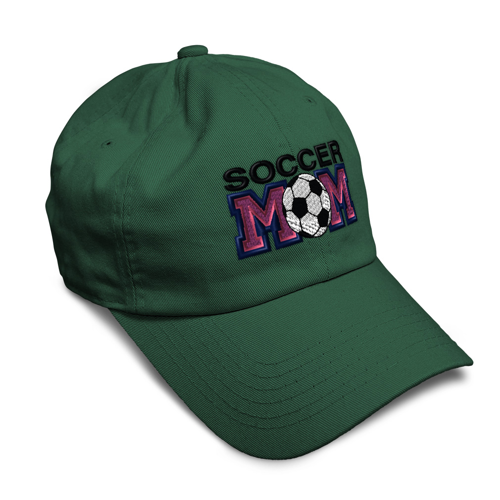 Soft Women Baseball Cap Soccer Mom B Embroidery Dad Hats for Men Buckle Closure - Picture 20 of 55