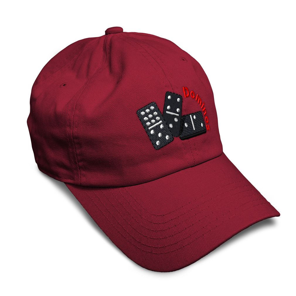 Soft Women Baseball Cap Dominos Game Style B Embroidery Hobbies Dad Hats for Men - Picture 8 of 55