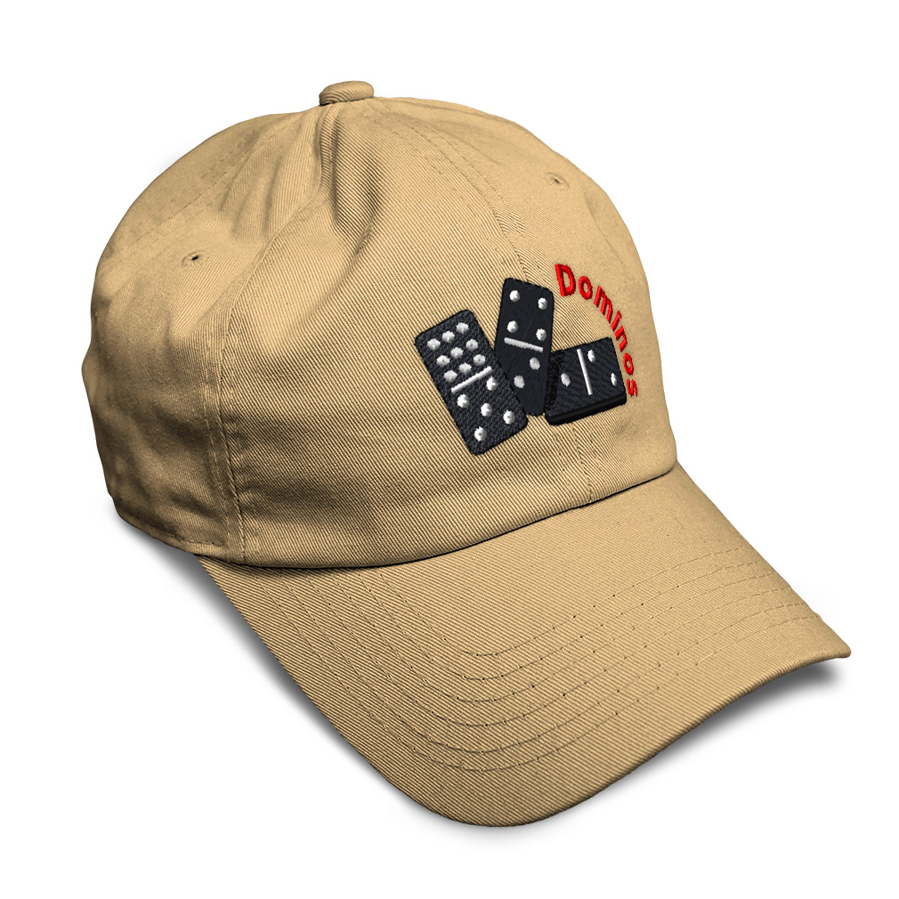 Soft Women Baseball Cap Dominos Game Style B Embroidery Hobbies Dad Hats for Men - Picture 24 of 55