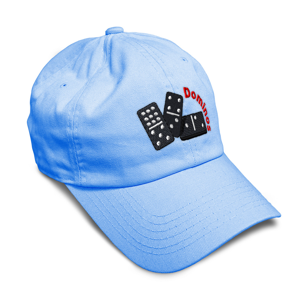 Soft Women Baseball Cap Dominos Game Style B Embroidery Hobbies Dad Hats for Men - Picture 26 of 55