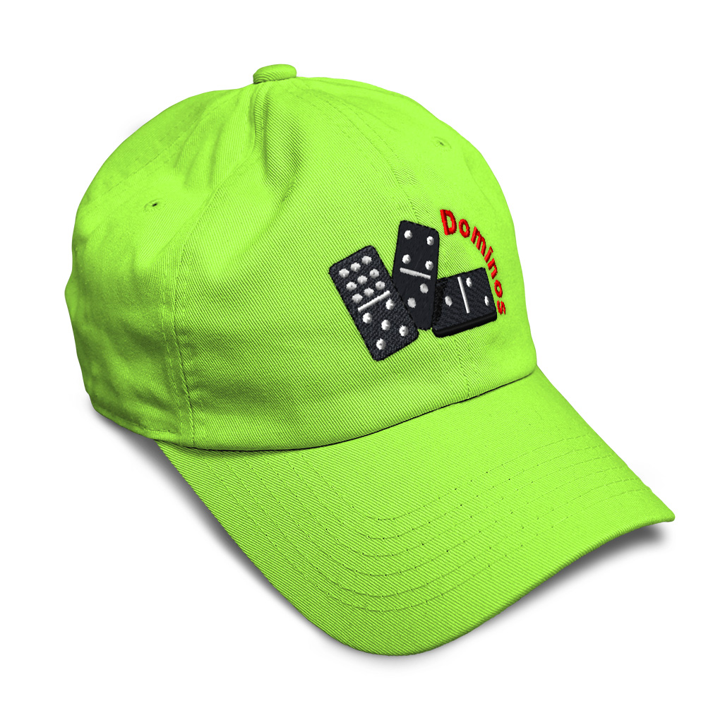 Soft Women Baseball Cap Dominos Game Style B Embroidery Hobbies Dad Hats for Men - Picture 30 of 55
