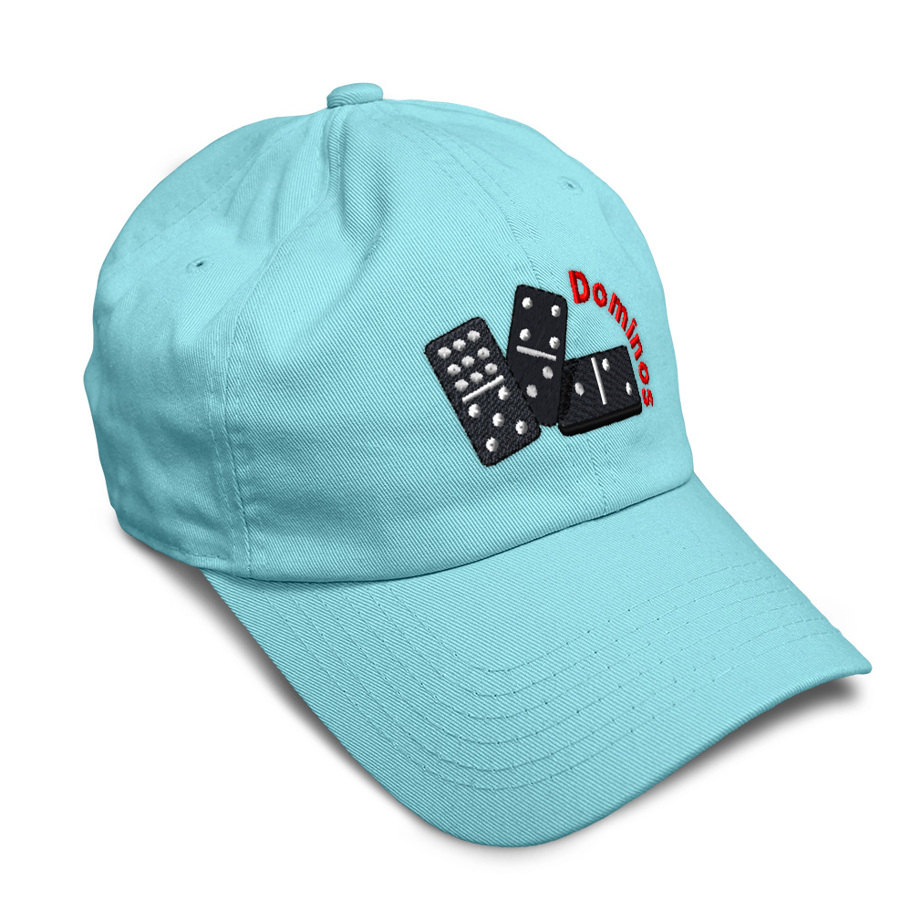 Soft Women Baseball Cap Dominos Game Style B Embroidery Hobbies Dad Hats for Men - Picture 32 of 55
