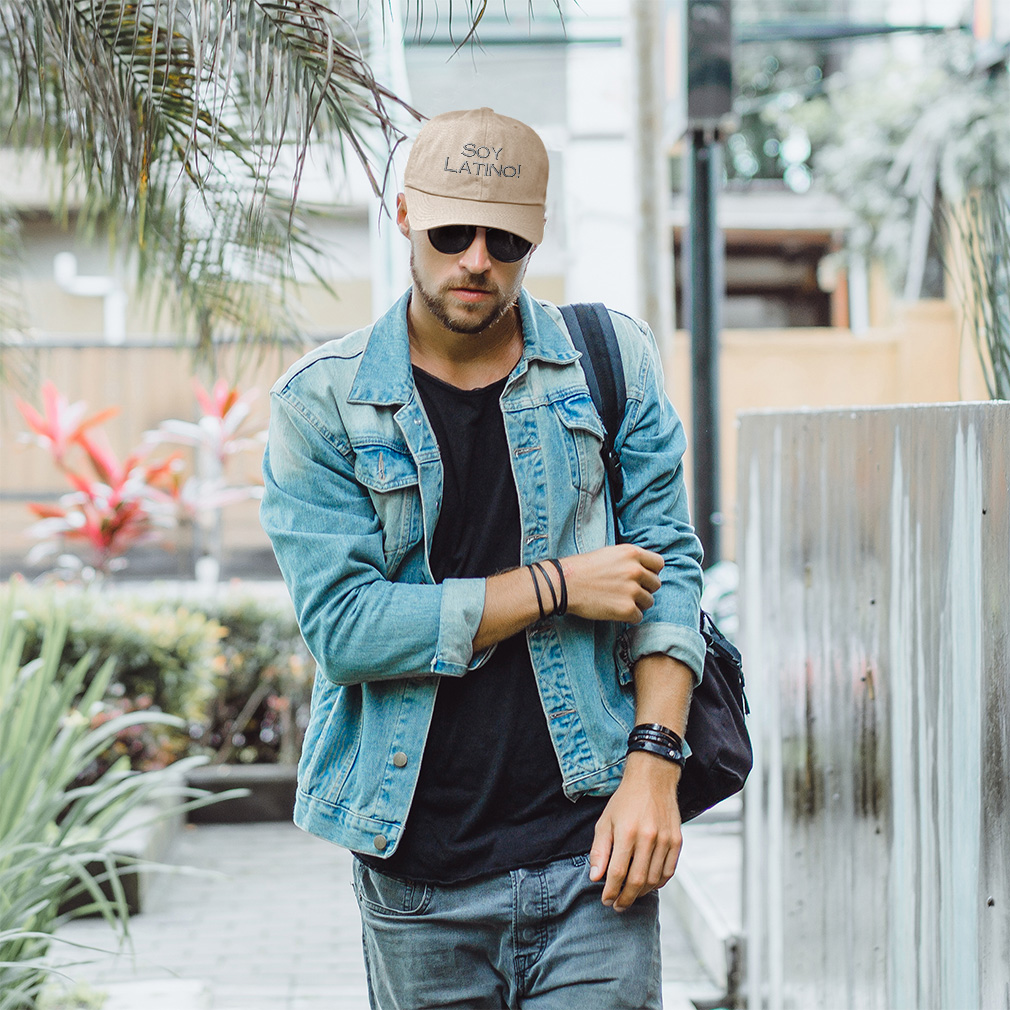 Soft Women Baseball Cap Soy Latino Spanish Embroidery Dad Hats for Men