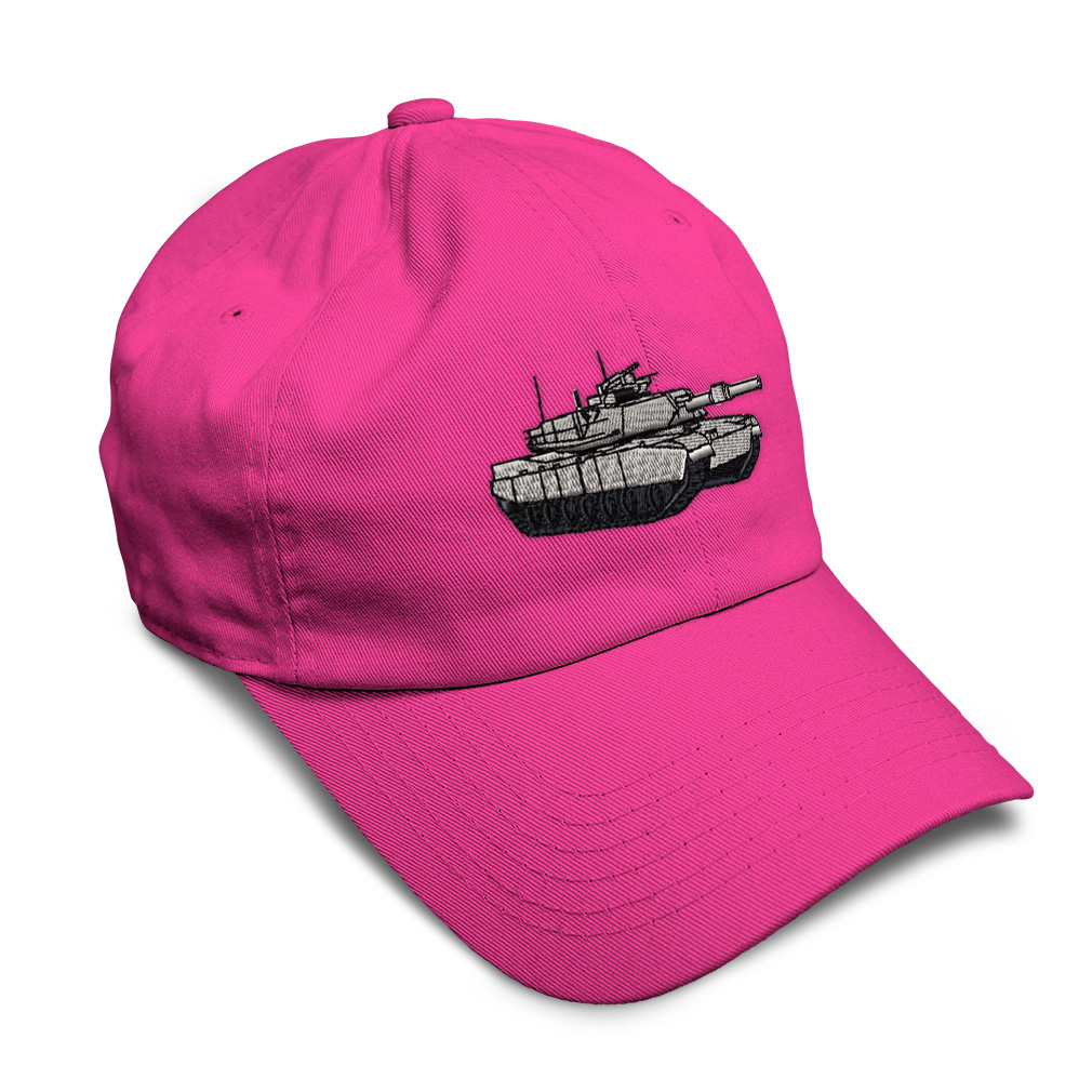 Soft Women Baseball Cap M-1 Tank Embroidery Dad Hats for Men Buckle Closure - Picture 16 of 55