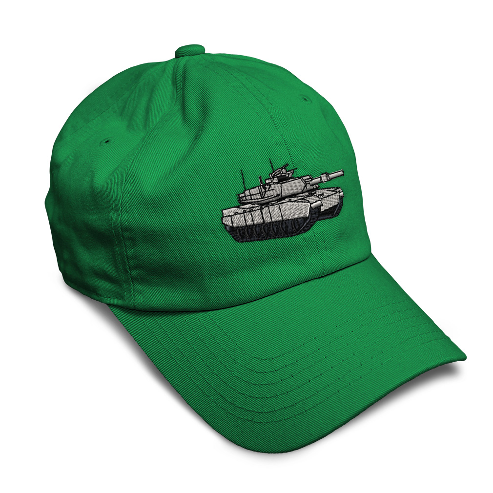 Soft Women Baseball Cap M-1 Tank Embroidery Dad Hats for Men Buckle Closure - Picture 20 of 55