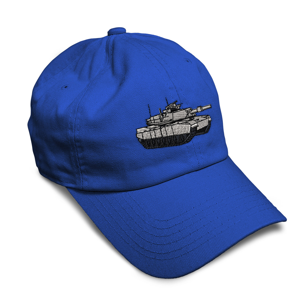 Soft Women Baseball Cap M-1 Tank Embroidery Dad Hats for Men Buckle Closure - Picture 32 of 55
