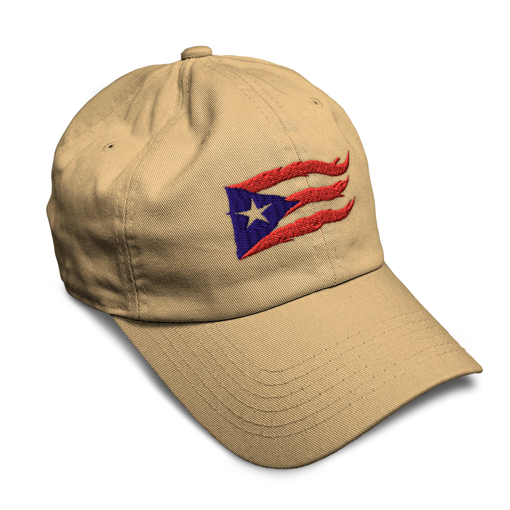 Soft Women Baseball Cap Puerto Rico Flame Flag Black Embroidery Dad Hats for Men - Picture 18 of 55