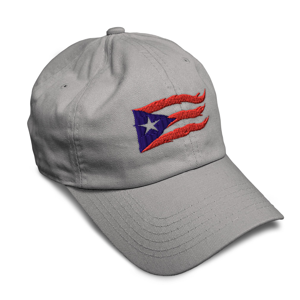 Soft Women Baseball Cap Puerto Rico Flame Flag Black Embroidery Dad Hats for Men - Picture 14 of 55