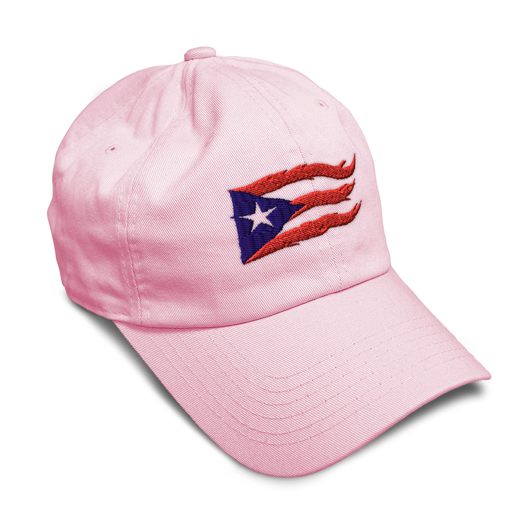 Soft Women Baseball Cap Puerto Rico Flame Flag Black Embroidery Dad Hats for Men - Picture 34 of 55