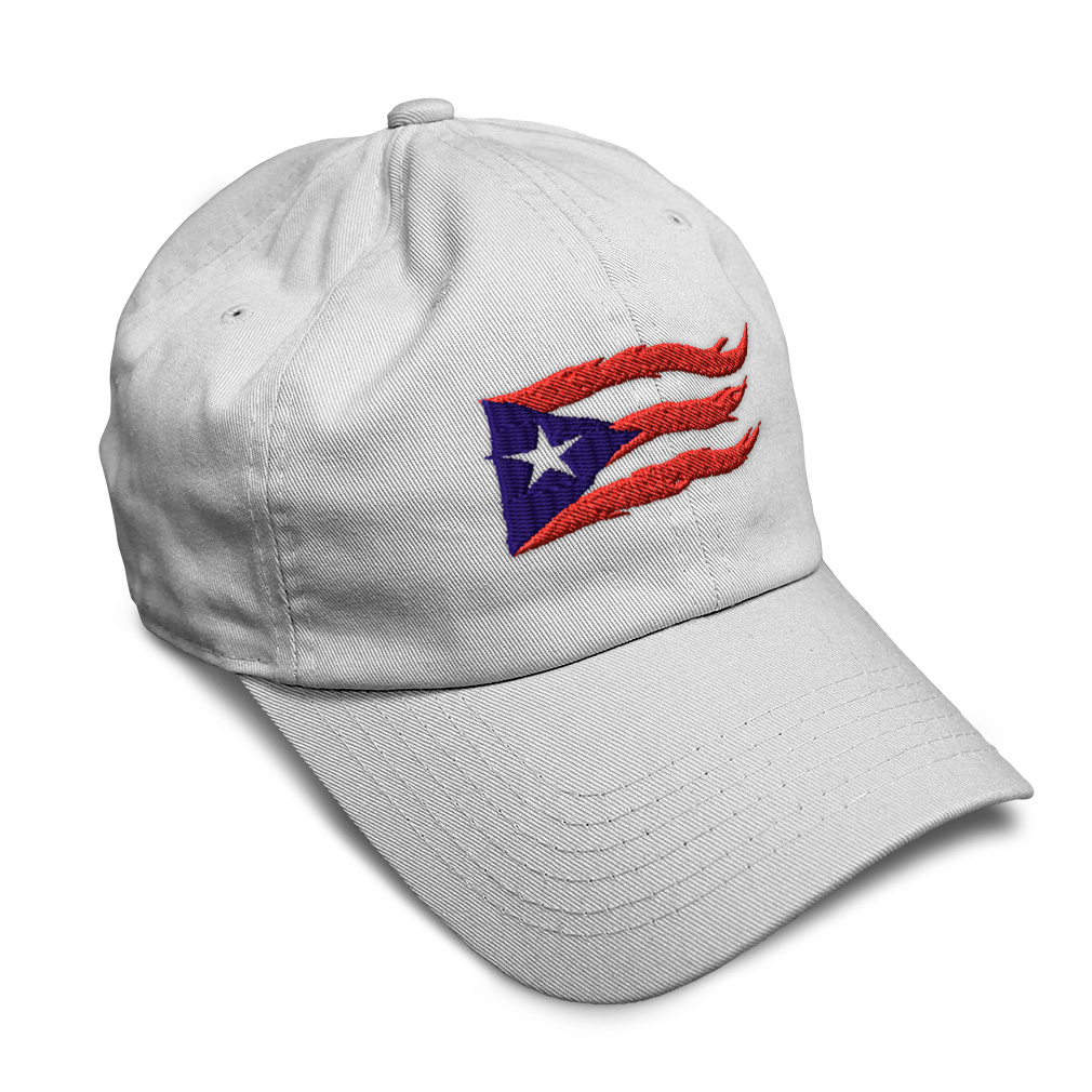 Soft Women Baseball Cap Puerto Rico Flame Flag Black Embroidery Dad Hats for Men - Picture 8 of 55