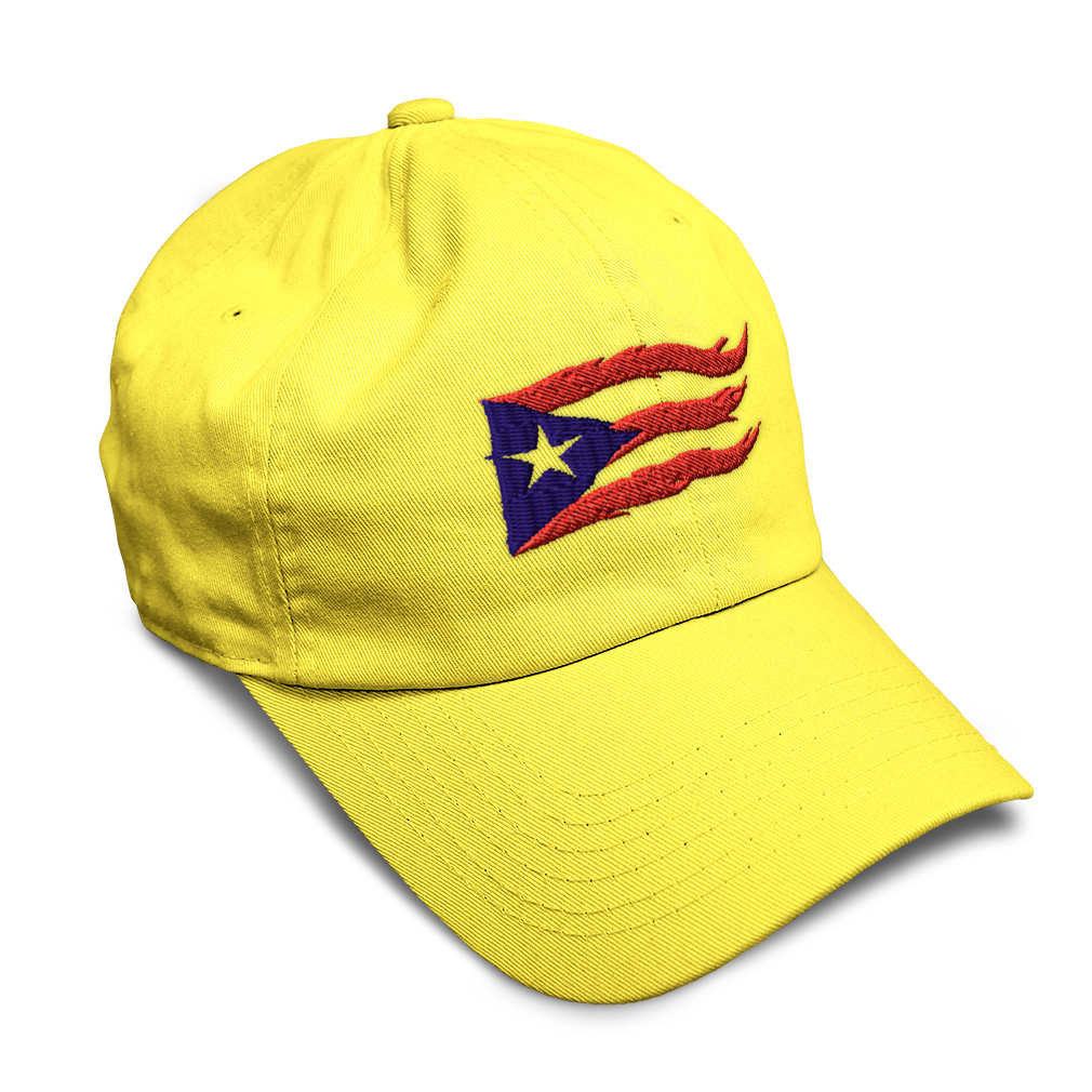 Soft Women Baseball Cap Puerto Rico Flame Flag Black Embroidery Dad Hats for Men - Picture 36 of 55