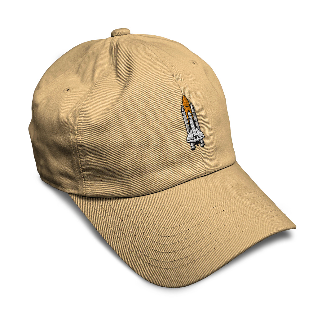 Twill Cotton Soft Women Baseball Cap Space Shuttle A Embroidery Dad Hats for Men - Picture 18 of 55