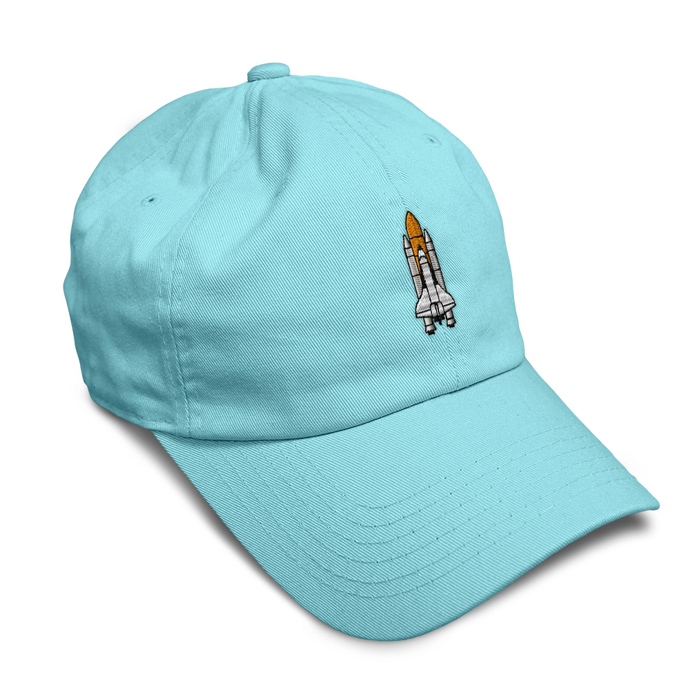 Twill Cotton Soft Women Baseball Cap Space Shuttle A Embroidery Dad Hats for Men - Picture 48 of 55