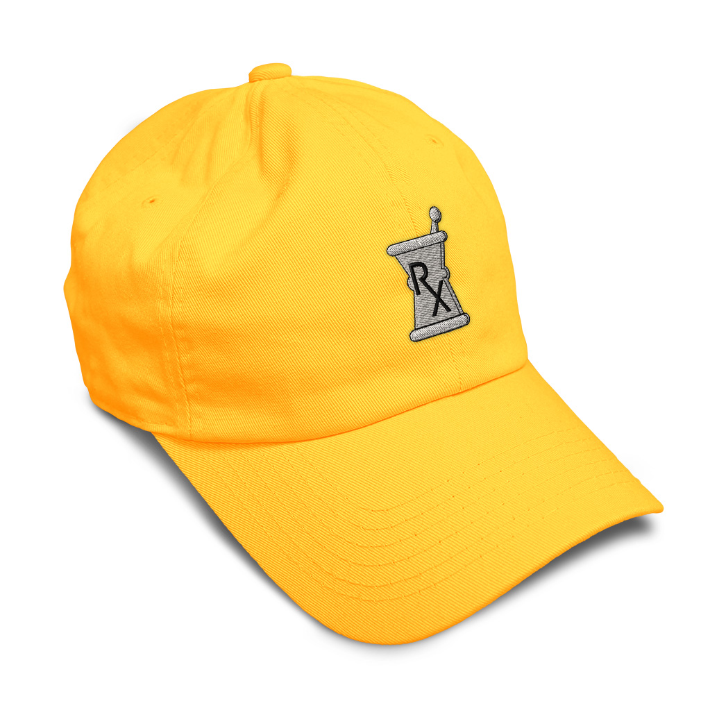 Custom Baseball Cap Pestle and Mortar Embroidery Dad Hats for Men & Women Custom Baseball Cap Pestle and Mortar Embroidery Dad Hats for Men & Women